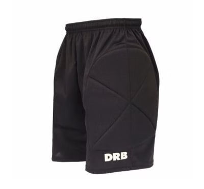PANTALON CORTO DE ARQUERO DRB NEGRO CON PROTECCIONES