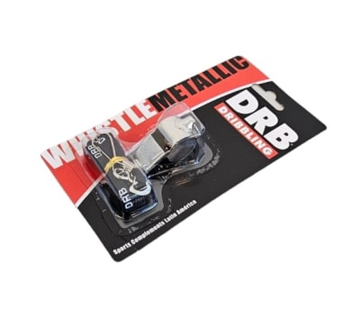 SILBATO DE ARBITRO DRB METALICO CON CORDON