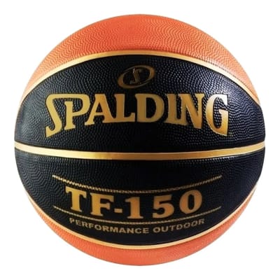 BALON DE BASQUETBOL SPALDING TF-150 Nº 5 PERFORMANCE OUTDOOR BLACK/BRICK1