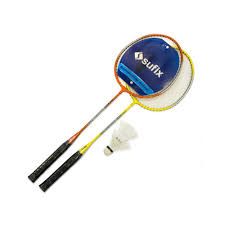 SUFIX SET 2 RAQUETAS Y 2 PLUMILLAS BADMINTON JUVENIL SUFIX SET 2 RAQUETAS Y 2 PLUMILLAS BADMINTON JUVENIL