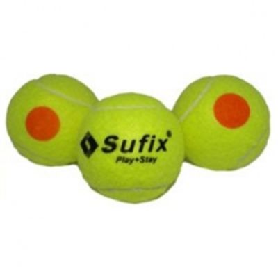 SUFIX SET 3 PELOTAS TENIS PUNTO ROJO SUFIX SET 3 PELOTAS TENIS PUNTO ROJO