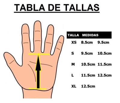 GUANTES DRB CAYMAN PARA ENTRENAMIENTO Y PESAS NEGRO (PAR)