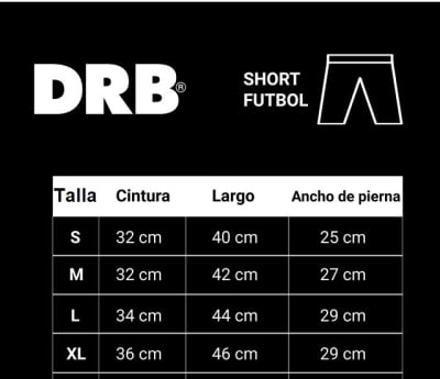 PACK 5 UNIDADES SHORT DRB AZULINO LISO TALLA M COSTURAS REFORZADAS
