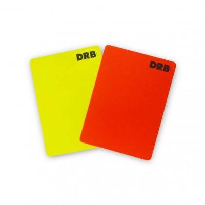 TARJETAS DE ARBITRO MARCA DRB MODELO ECCO (PAR)