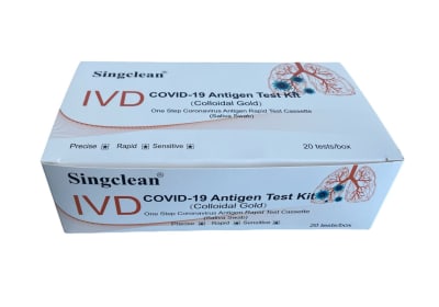 TEST KIT ANTIGENO SINGCLEAN (KIT 20 UNIDADES)1