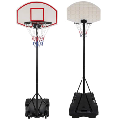 TORRE DE BASQUETBOL MOVIL MEDIANA CON PEDESTAL ALTURA REGULABLE1