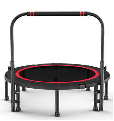 TRAMPOLIN FITNESS CON SOPORTE ALTURA REGULABLE (POWER JUMP)1
