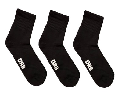 CALCETA DEPORTIVA TRIPACK CAÑA ALTA TALLA ADULTO (38-44)