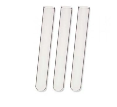 PACK 50 UNIDADES DE TUBO DE ENSAYO DE VIDRIO CORRIENTE 100X12 MM