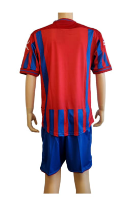 UNIFORME DE FUTBOL LEGEA MODELO SALONICCO AZUL/ROJO