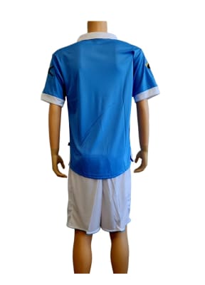 PACK 15 UNIFORMES DE FUTBOL LEGEA MODELO VINTAGE CELESTE/BLANCO