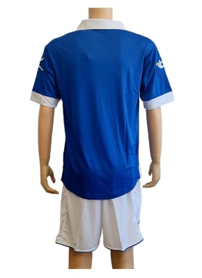 UNIFORME DE FUTBOL LEGEA MODELO VINTAGE AZUL/BLANCO