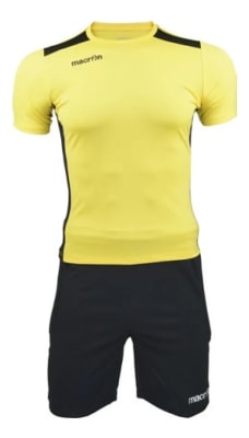 UNIFORME DE ARQUERO FUTBOL MACRON MANGA CORTA TALLA L UNIFORME DE ARQUERO FUTBOL MACRON MANGA CORTA TALLA L