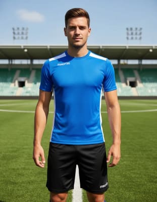 UNIFORME DE ARQUERO FUTBOL MACRON MANGA CORTA TALLA S