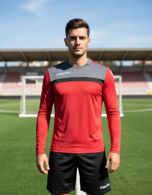 UNIFORME DE ARQUERO FUTBOL MACRON MANGA LARGA TALLA S