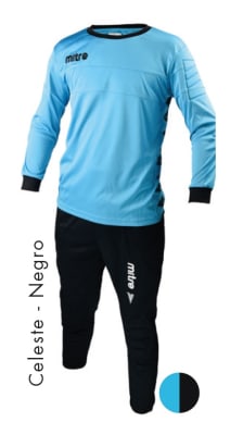 UNIFORME DE ARQUERO FUTBOL MITRE DELTA JUNIOR CELESTE-NEGRO1