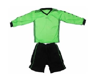 UNIFORME DE ARQUERO OLYMPHUS TALLA 14 CON MEDIA VERDE1