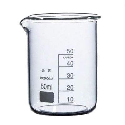 VASO PRECIPITADO DE VIDRIO 50 ML FORMA BAJA1