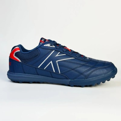 ZAPATILLA DE FUTBOLITO KELME 360 TURF AZUL MARINO/ROJO