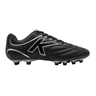 ZAPATO DE FUTBOL KELME LEGACY MG NEGRO SILVER 100% CUERO