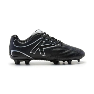 ZAPATO DE FUTBOL KELME LEGACY FG NEGRO SILVER 100% CUERO