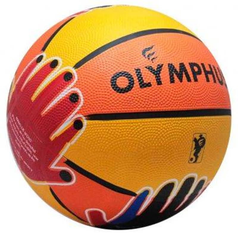 BALON DE BASQUETBOL OLYMPHUS PRACTICA TIRO N° 5 GOMA NARANJA