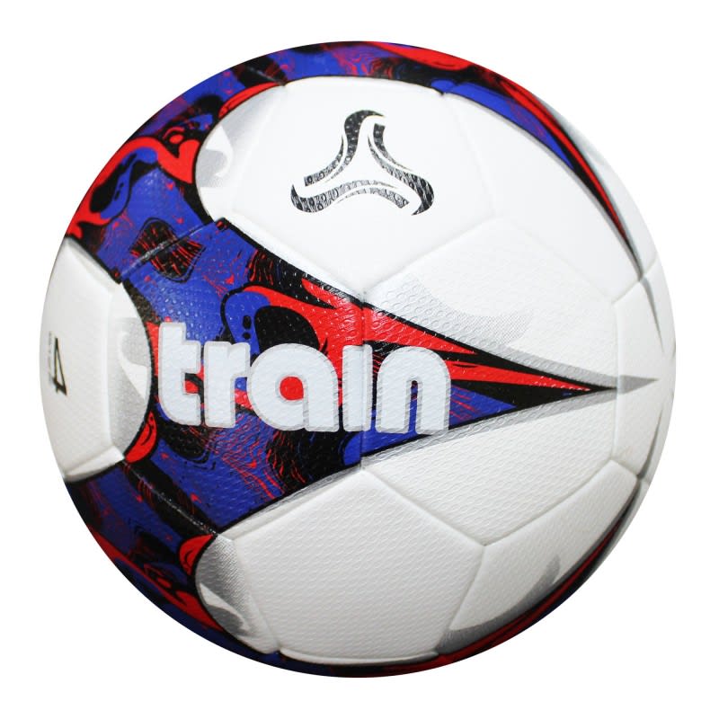 BALON DE FUTBOL TRAIN EVOLUTION N° 4 BLANCO-AZUL-ROJO