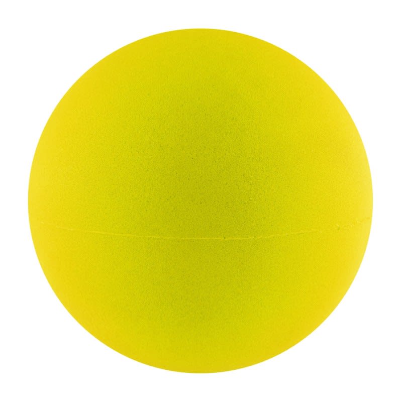 BALON DE ESPONJA 18 CM (7") AMARILLO