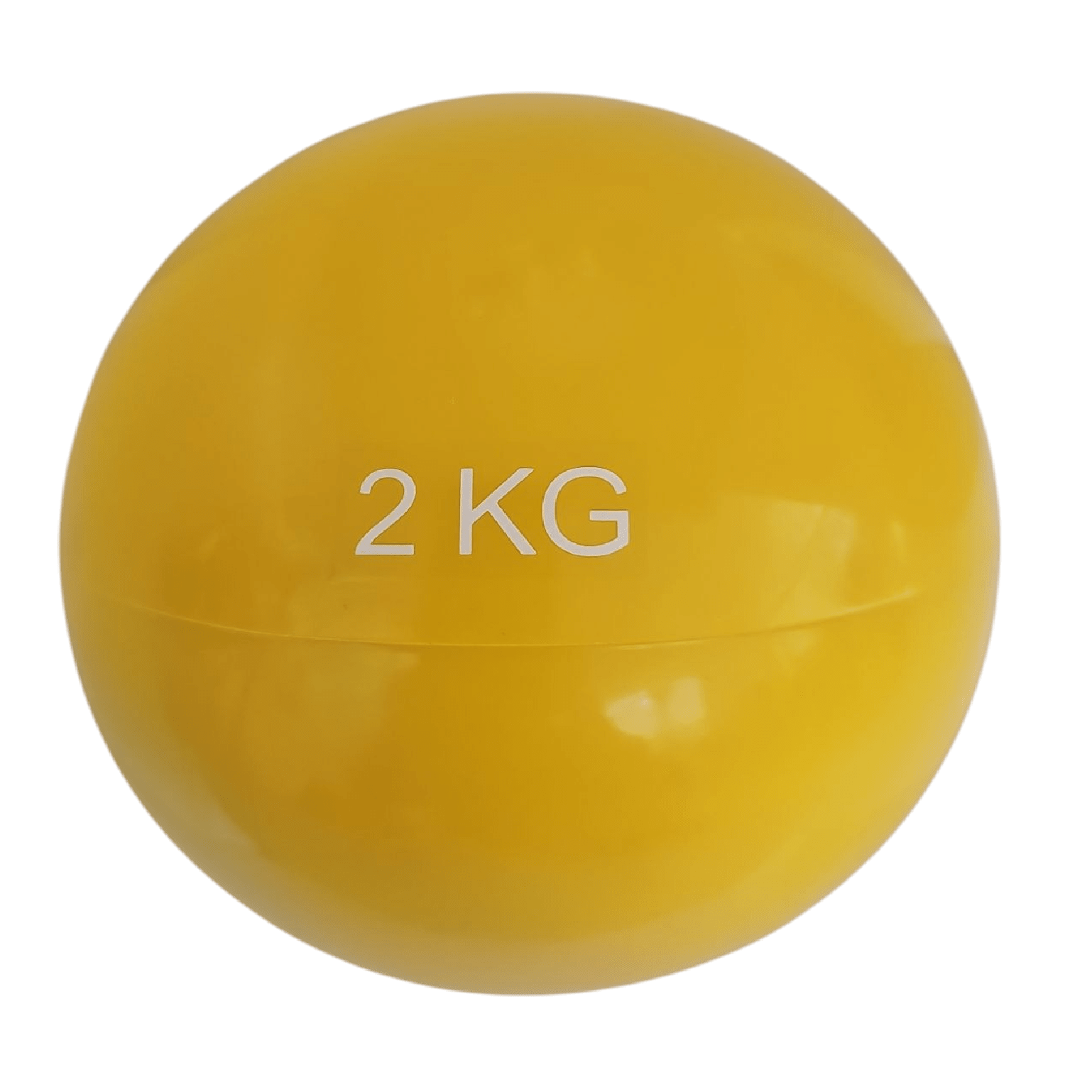 BALON MEDICINAL DE SILICONA 2 KILOS SIN REBOTE SPORTCLASS AMARILLO