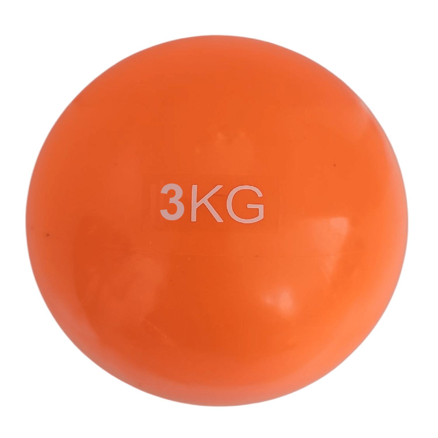 BALON MEDICINAL DE SILICONA 3 KILOS SIN REBOTE COVERTEC NARANJA