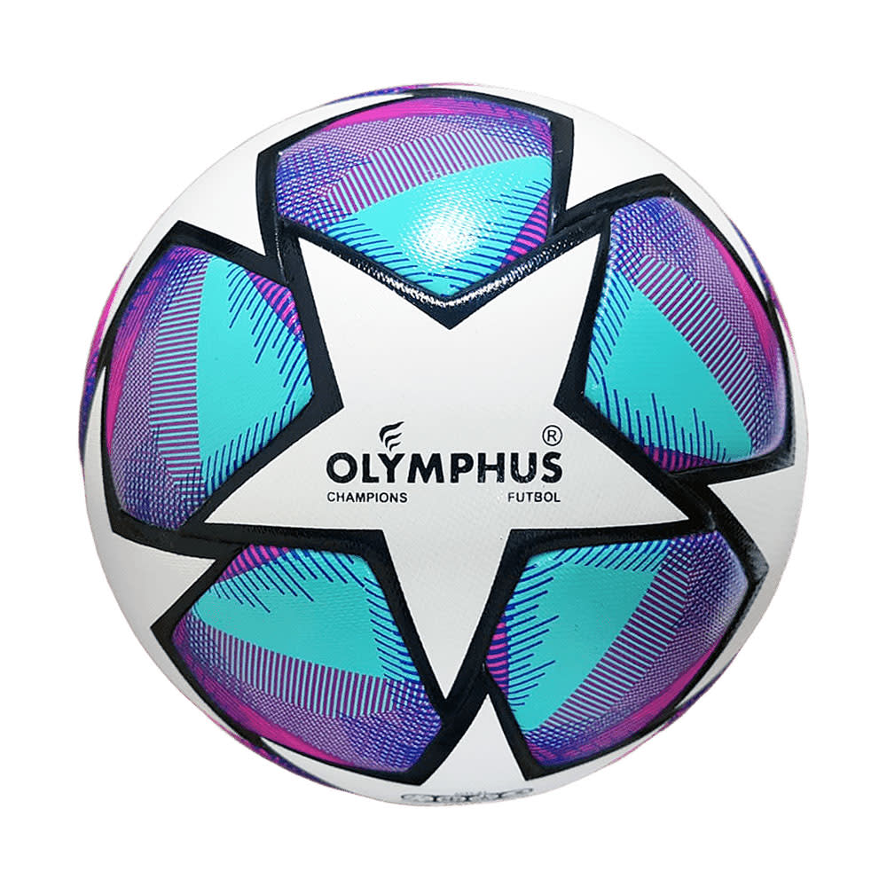 BALON DE FUTBOL OLYMPHUS CHAMPIONS N° 5 PROFESIONAL BLANCO
