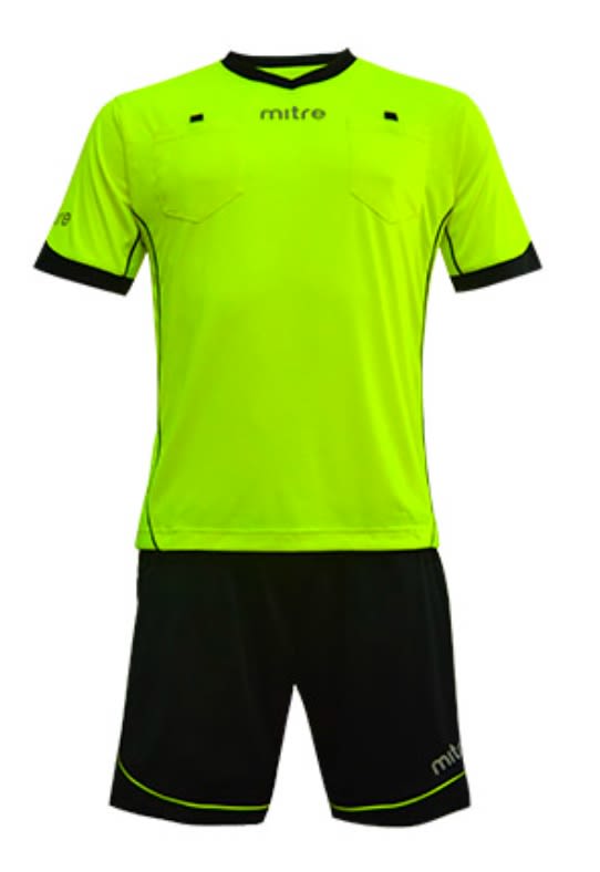 UNIFORME DE ARBITRO PROFESIONAL MARCA MITRE COLOR AMARILLO FLUOR ...