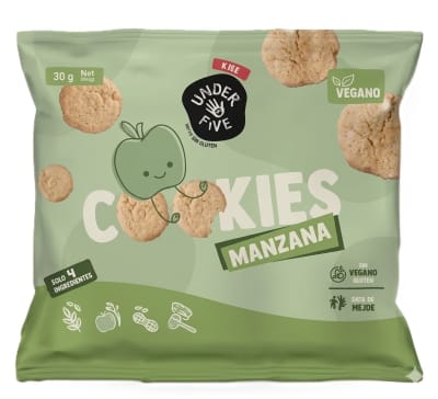 Galletas sabor manzana 30gr Caja de 100un1