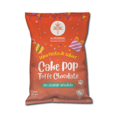 Cake pop sabor toffee y chocolate 20gr Caja de 90un1
