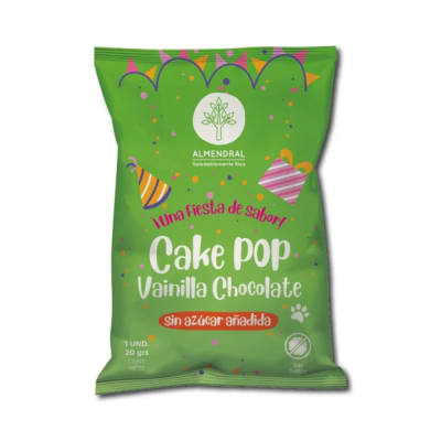 Cake pop sabor vainilla y chocolate 20gr Caja de 90un1