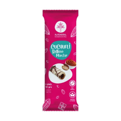 Cuchuflí individual relleno de manjar 12gr Caja de 90un1