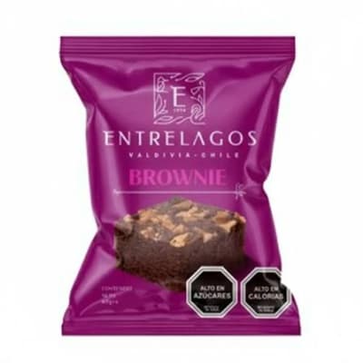 Brownie de chocolate con nueces 62gr Caja de 12un1