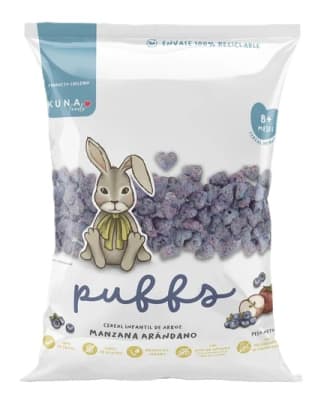 Cereal de arroz sabor manzana y arándano 10gr Caja de 24un1
