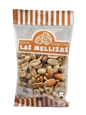 Mix de nueces, pasas y maní 80gr por 100un(10 Display de Cajas de 10 un)1