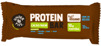 Barra de proteína sabor cacao y maní 45gr Caja de 12un1