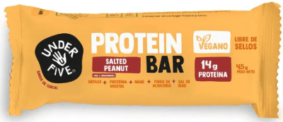 Barra de Proteína sabor salted peanut 45gr Caja de 12un1