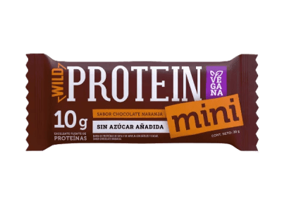 Mini barra sabor chocolate y naranja 30gr Caja de 24un1