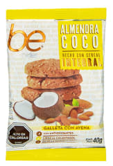 Galleta con avena sabor almendra y coco 40gr Caja de 48un