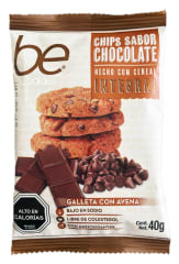 Galleta de avena con chips sabor chocolate 40gr Caja de 48un
