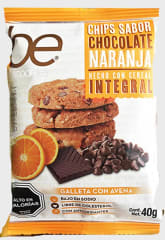 Galleta de avena sacor choco-naranja 40gr Caja de 48un