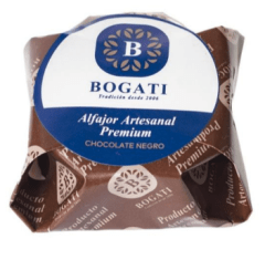 Alfajor cubierto de chocolate negro 55gr Caja de 24un