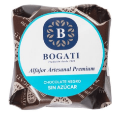 Alfajor cubierto de chocolate 55gr Caja de 24un