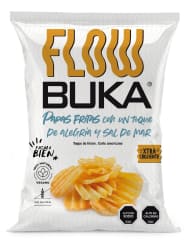 Papas fritas flow con sal de mar 35gr Caja de 30un
