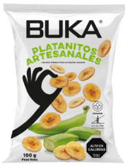 Platanitos artesanales 100gr Caja de 30un