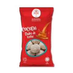 Cocada de 3 unidades sabor dulce de leche 60gr Caja de 20un